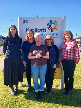Shona with Centre Staff